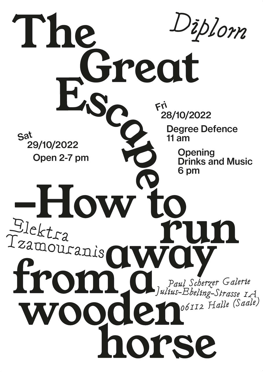 How to run a away from a wooden horse