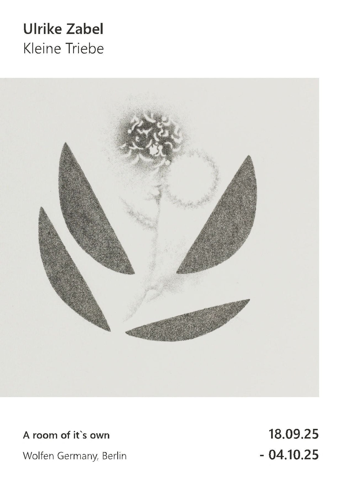 Ulrike Zabel bei Wolfen - A room of it`s own