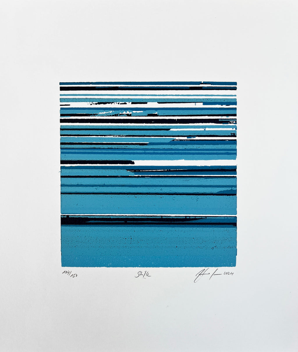 Hochdruck auf Papier von Hanna Sass