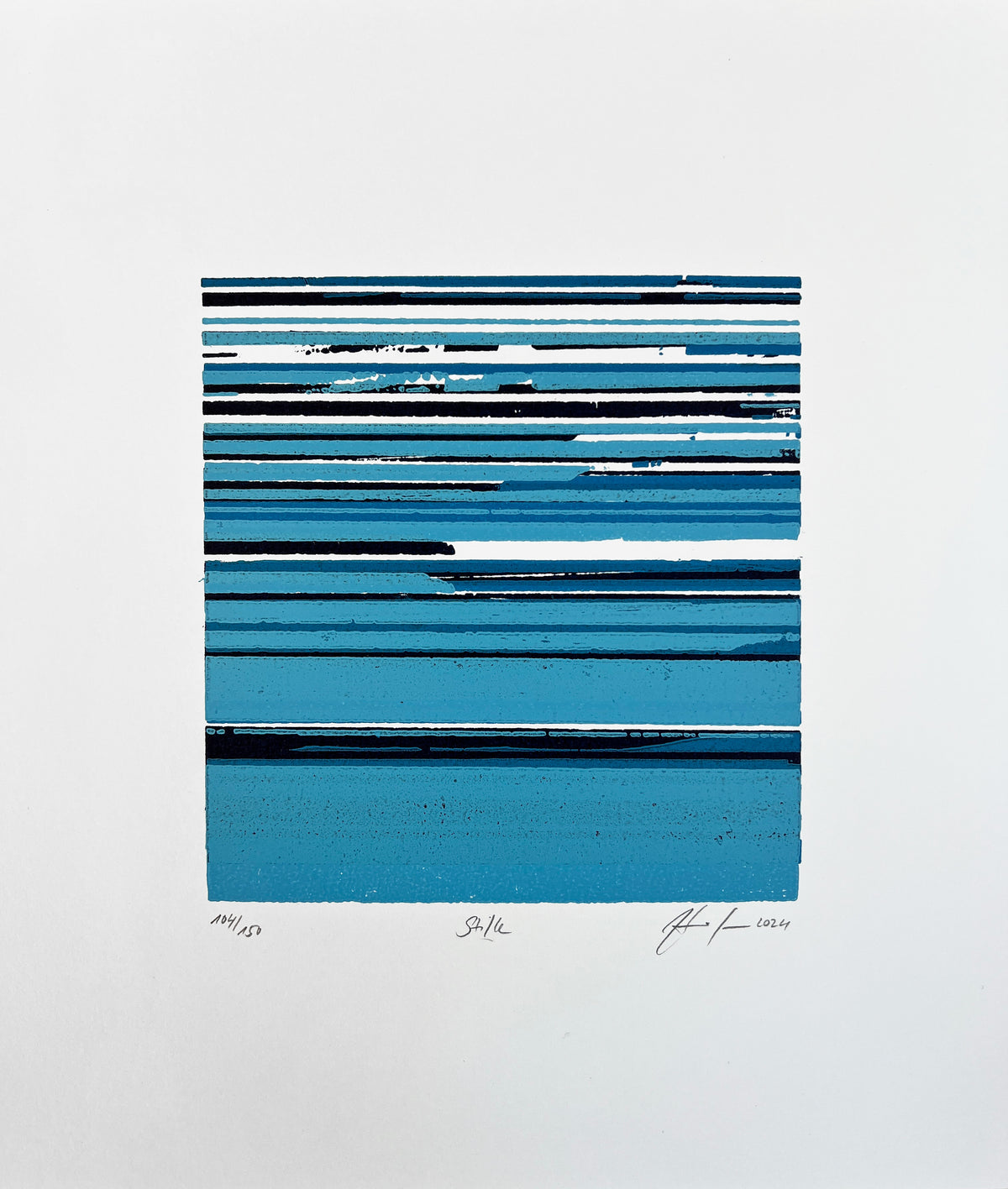 Hochdruck auf Papier von Hanna Sass