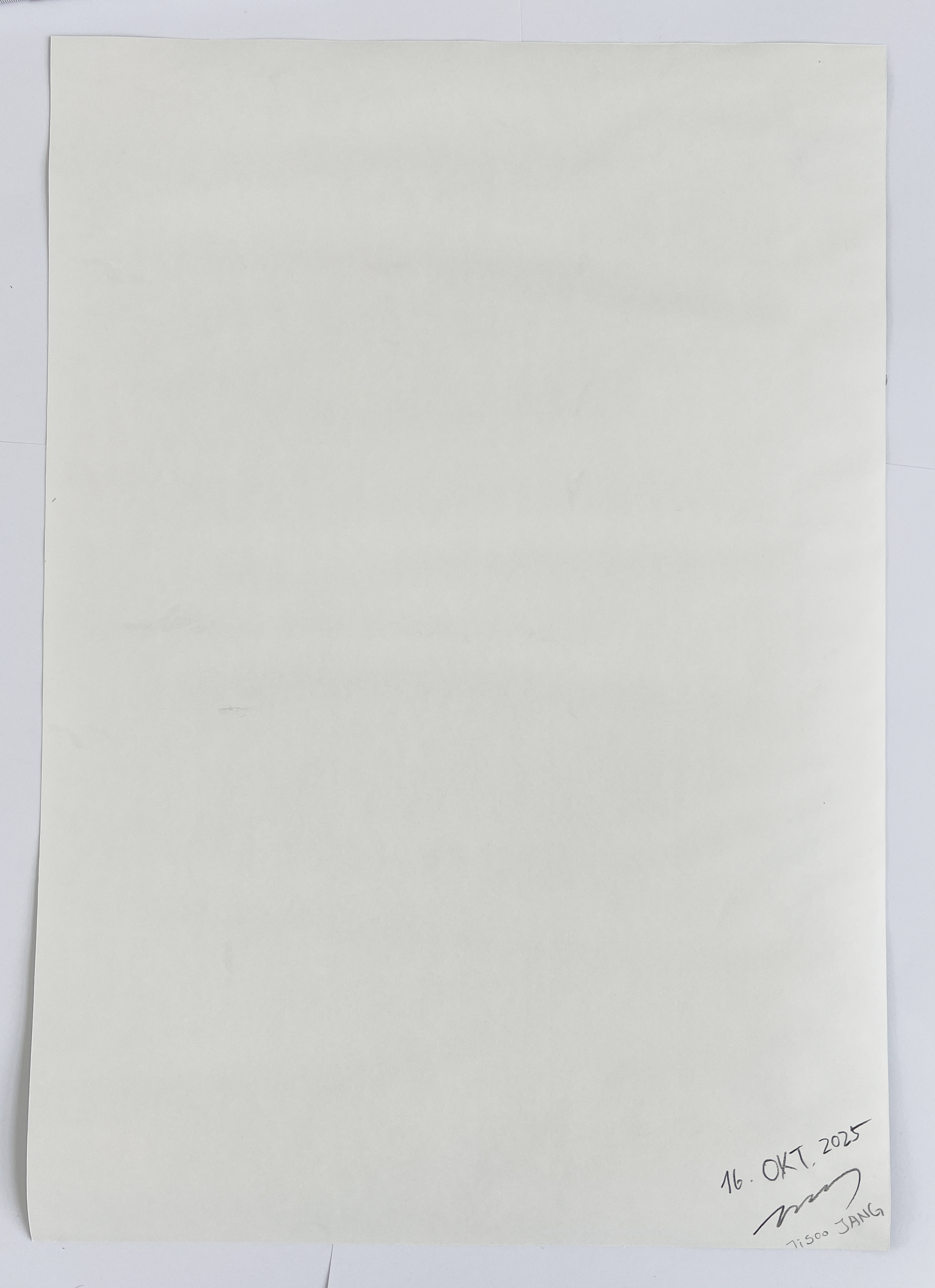 Jisoo Jang – o.T. – Gouache auf Papier (Nr. 25/1)