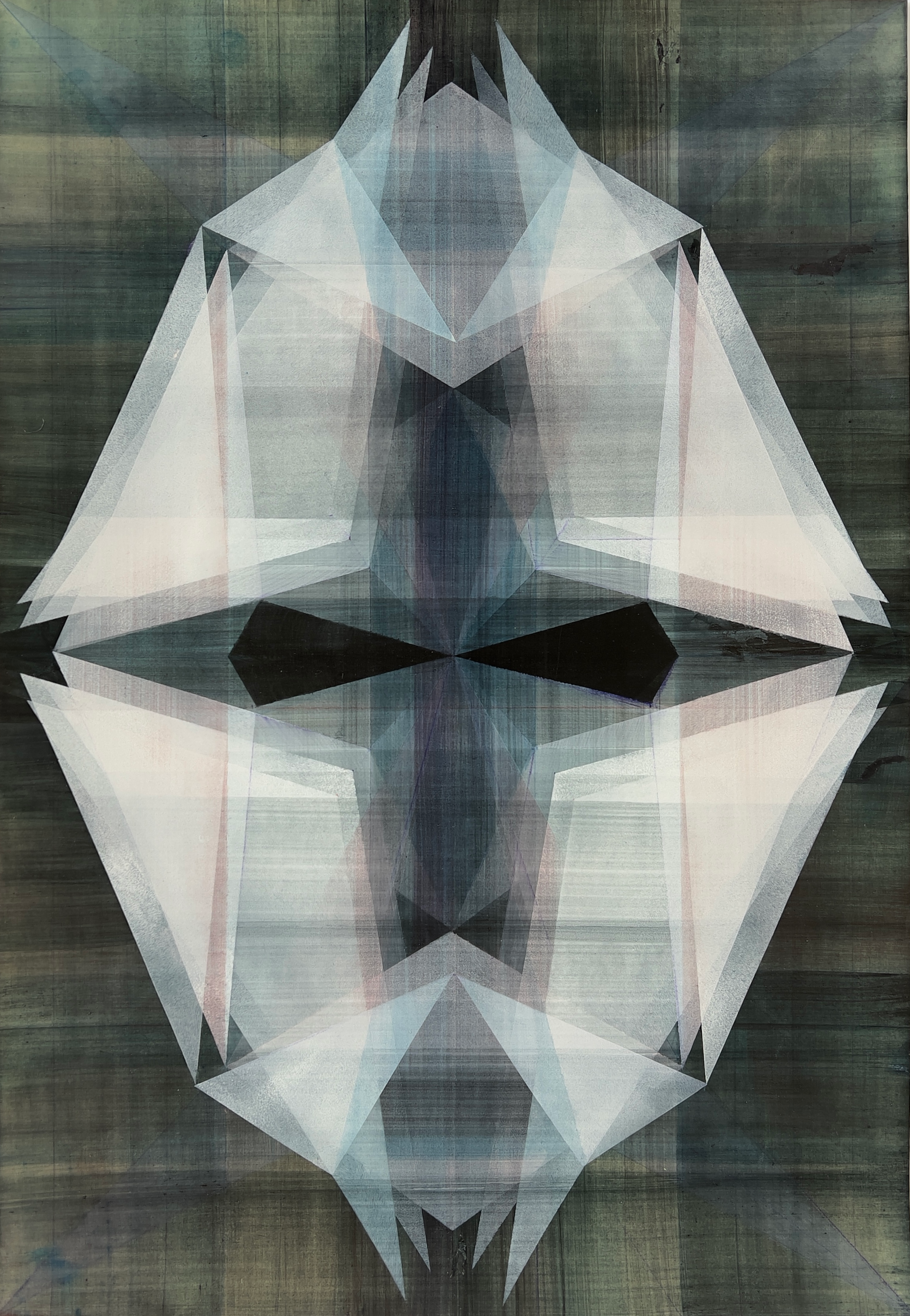 Jisoo Jang – o.T. – Gouache auf Papier (Nr. 25/1)