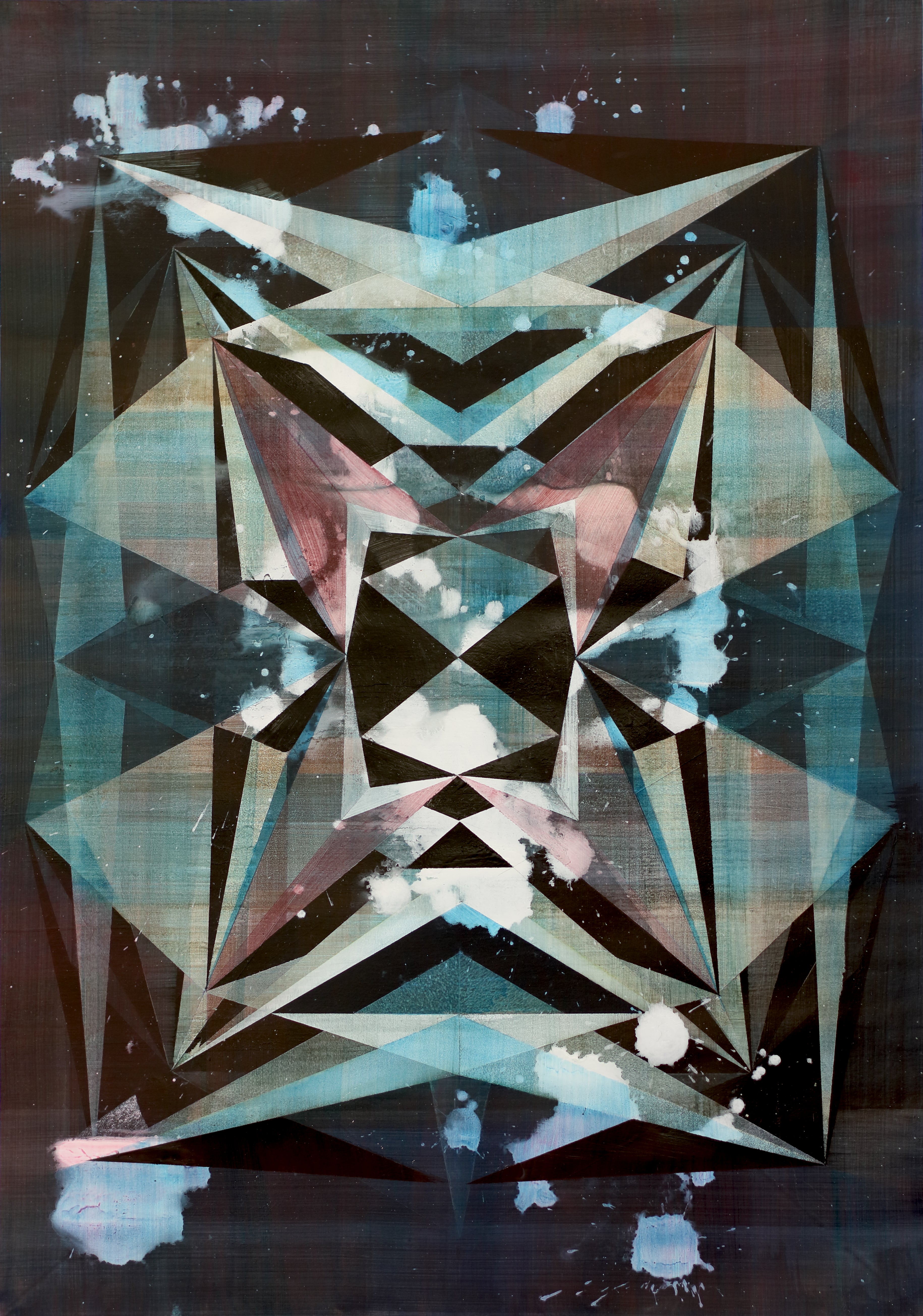 Jisoo Jang – o.T. – Gouache auf Papier (Nr. 25/3)
