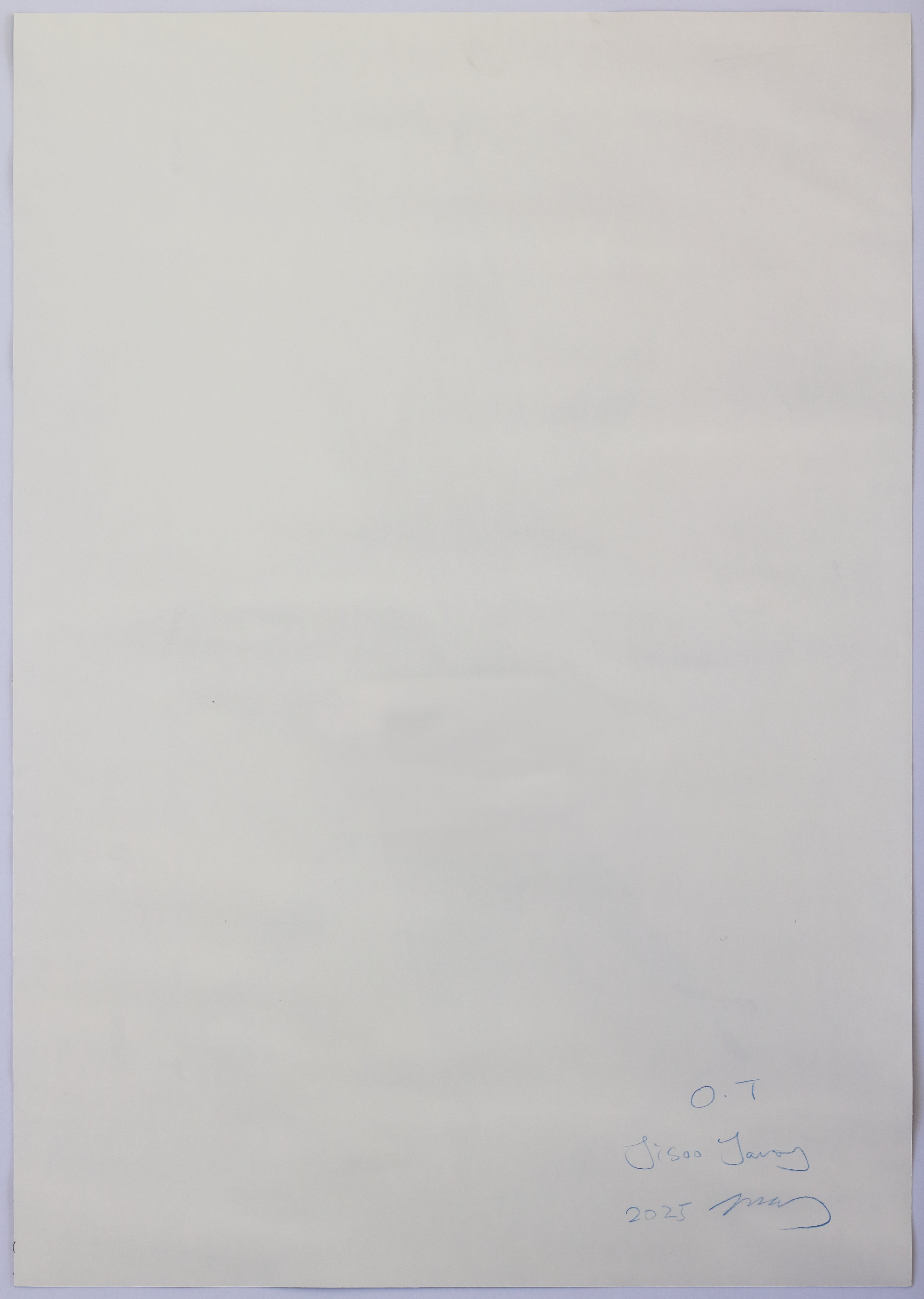 Jisoo Jang – o.T. – Gouache auf Papier (Nr. 25/3)