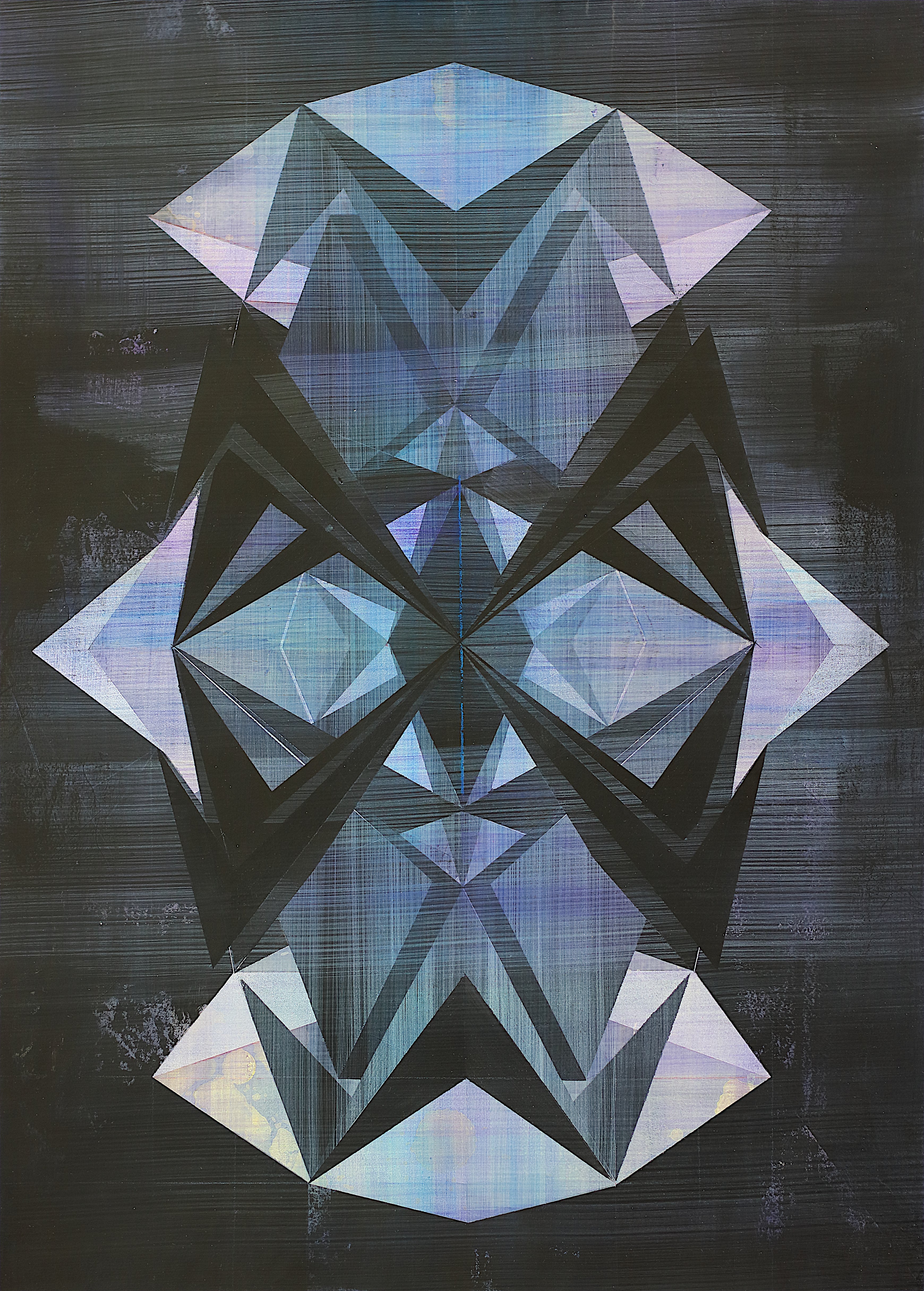 Jisoo Jang – o.T. – Gouache auf Papier (Nr. 25/4)