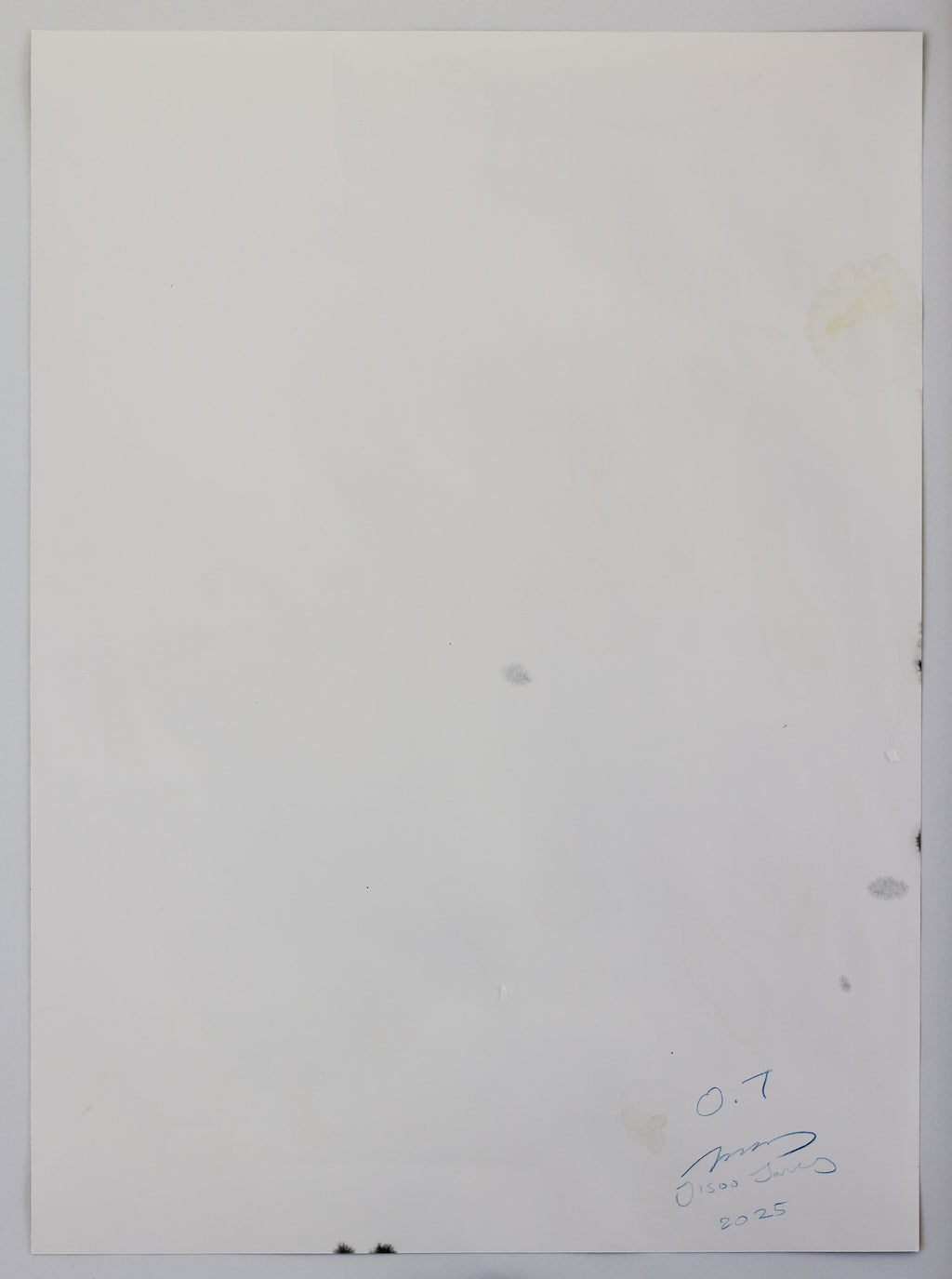 Jisoo Jang – o.T. – Gouache auf Papier (Nr. 25/4)