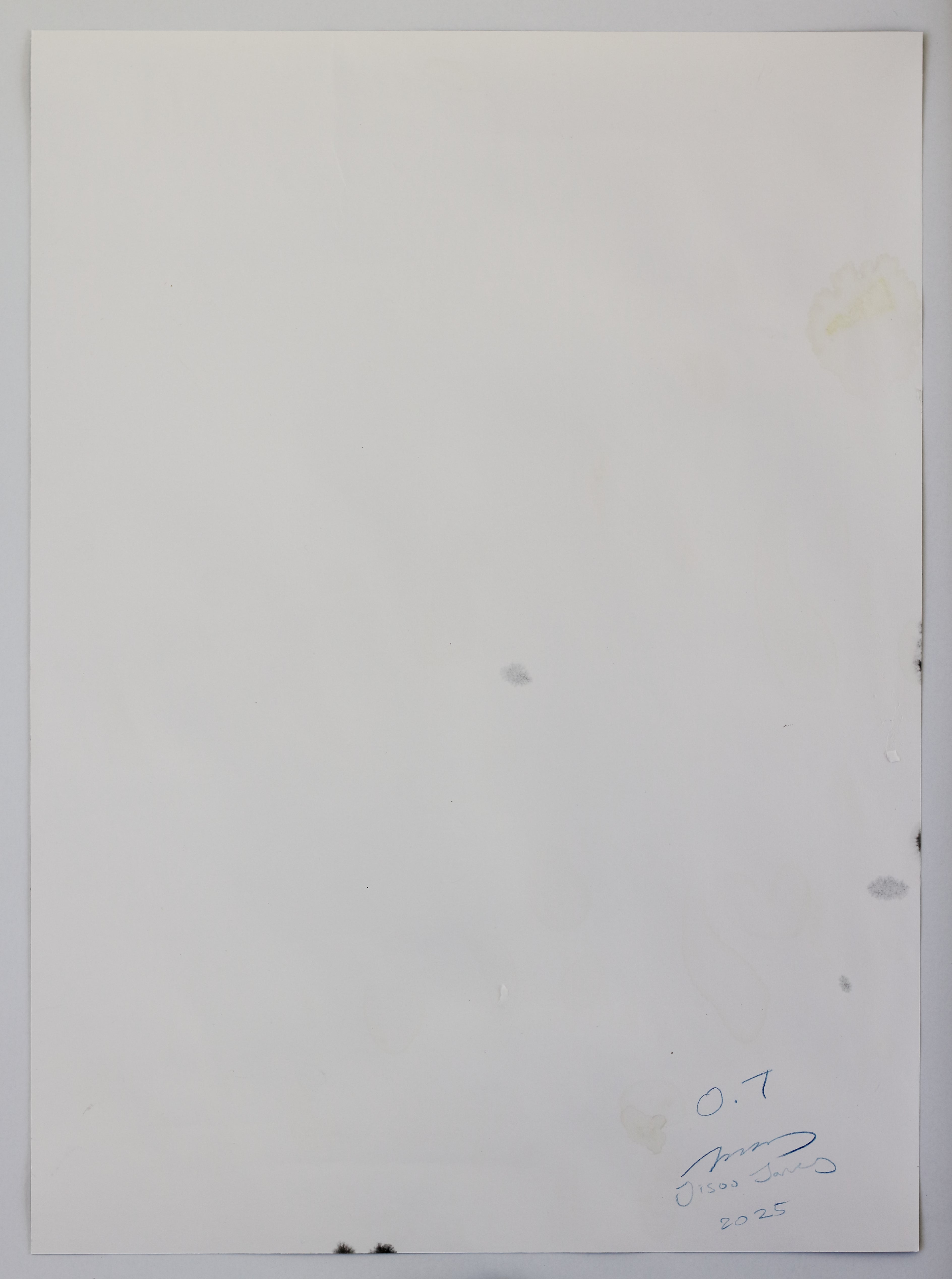Jisoo Jang – o.T. – Gouache auf Papier (Nr. 25/4)