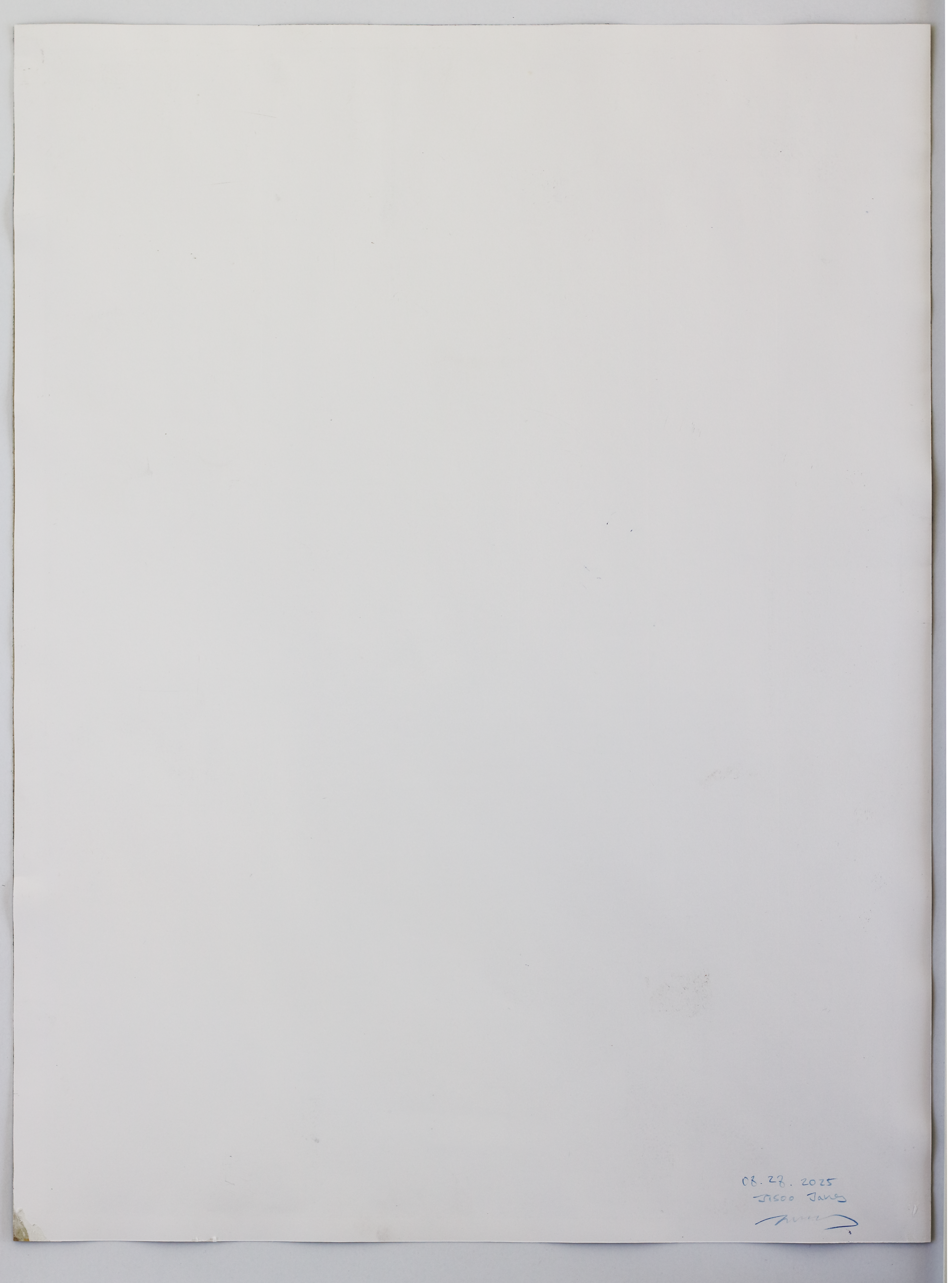 Jisoo Jang – o.T. – Gouache auf Papier (Nr. 25/5)