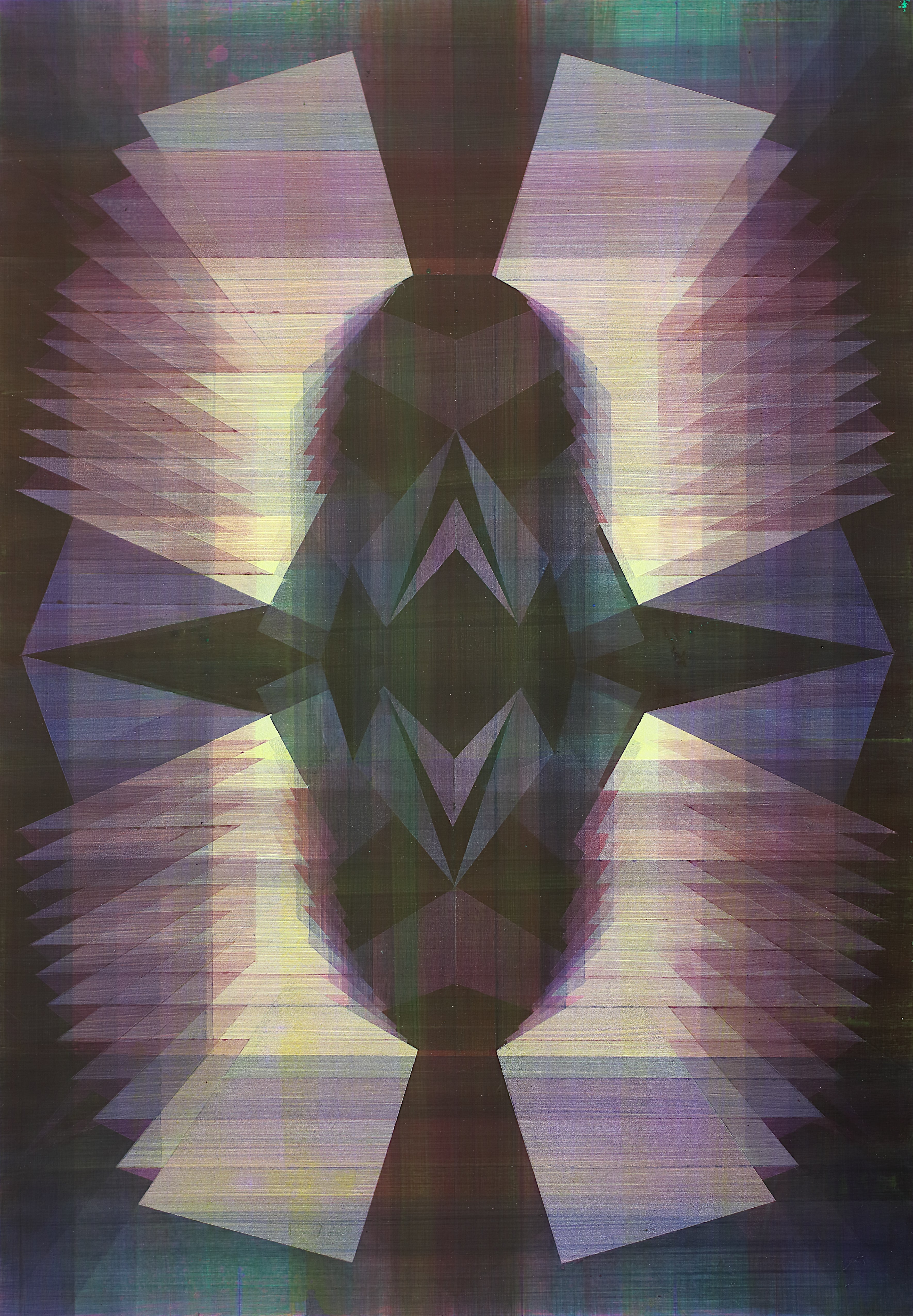 Jisoo Jang – o.T. – Gouache auf Papier (Nr. 25/7)