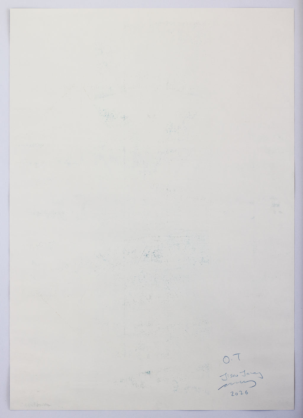 Jisoo Jang – o.T. – Gouache auf Papier (Nr. 25/7)