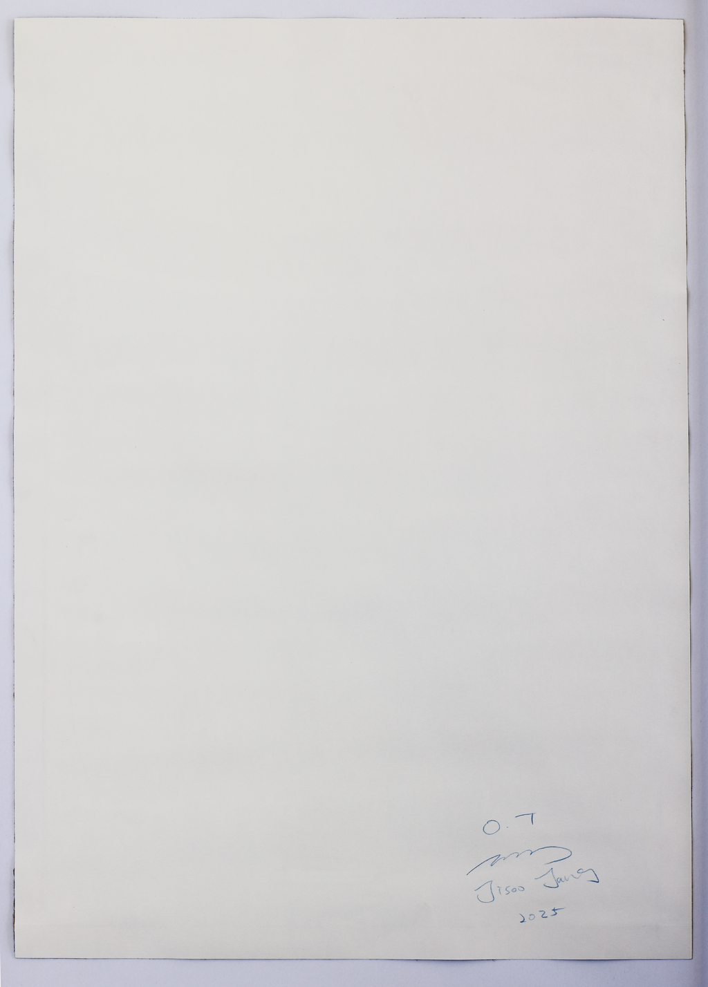 Jisoo Jang – o.T. – Gouache auf Papier (Nr. 25/8)