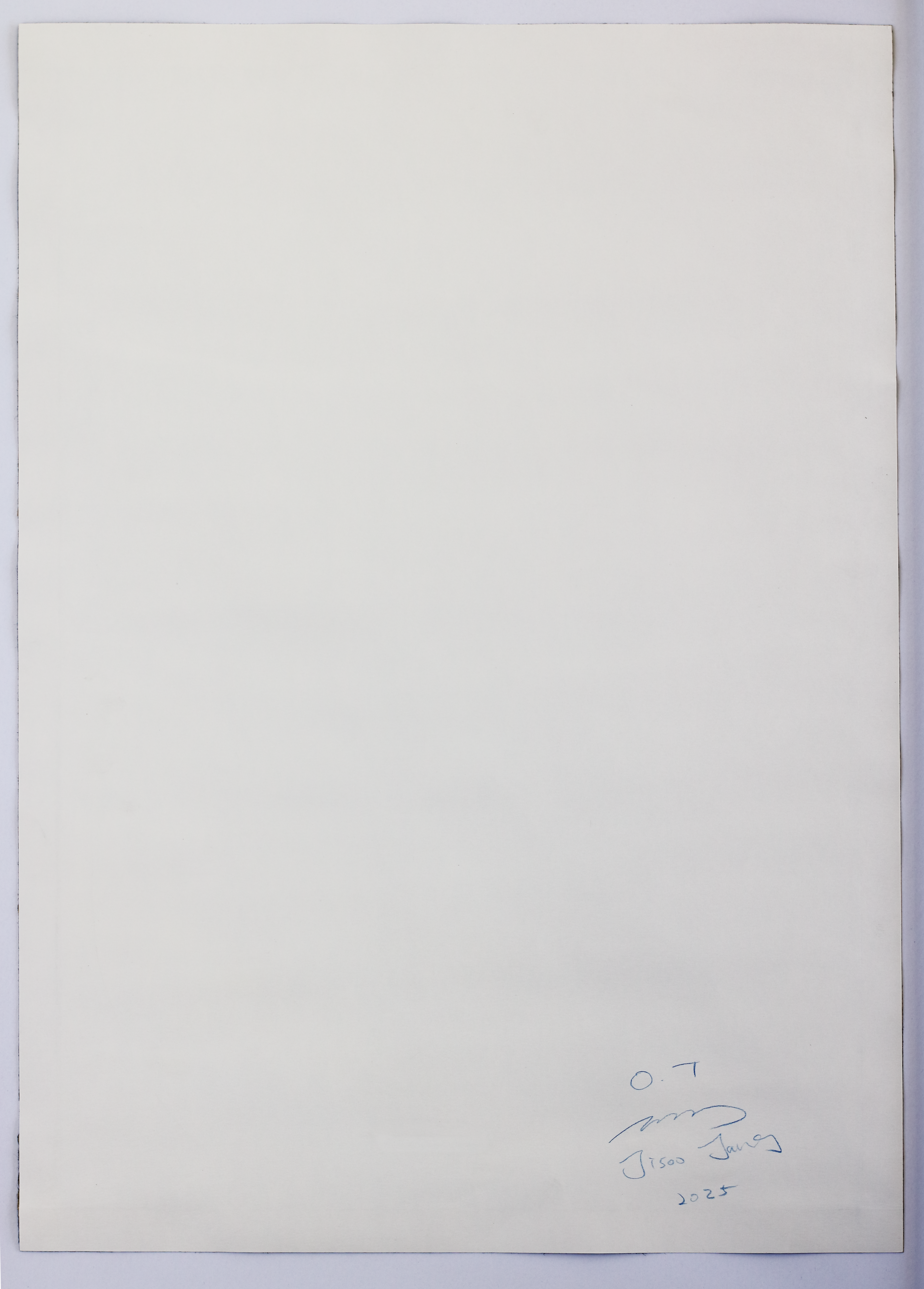 Jisoo Jang – o.T. – Gouache auf Papier (Nr. 25/8)