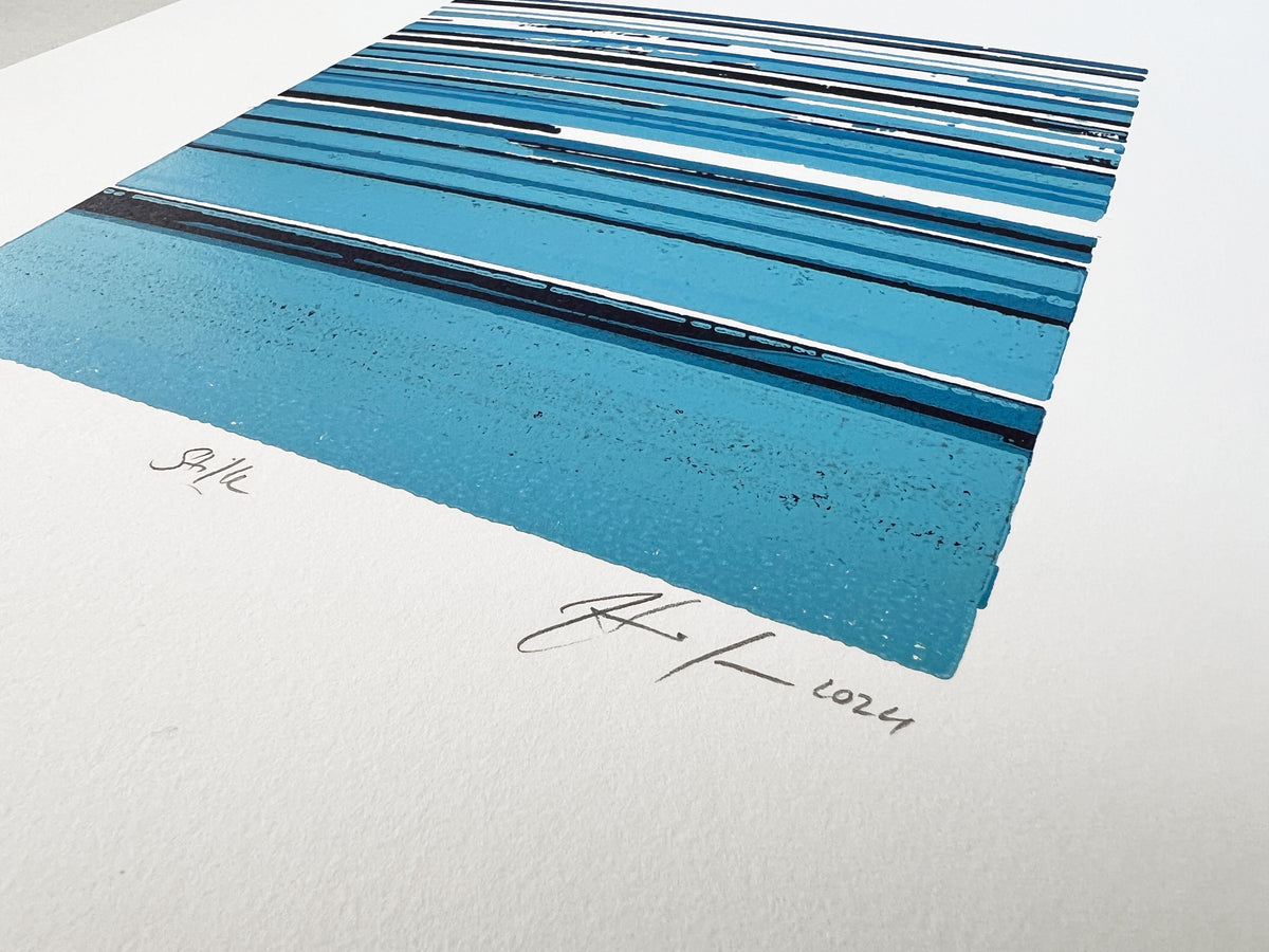 Hochdruck auf Papier von Hanna Sass
