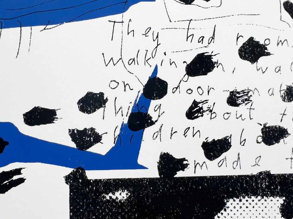 Siebdruck auf Papier von Ulrich Klieber